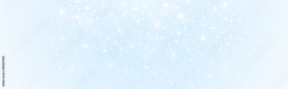 Fototapeta premium Icy winter snowflake overlay with light texture. Cold seasonal background with snow elements.