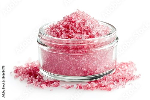 Lip exfolkiate isolated on white background 