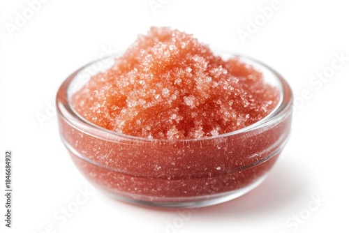 Lip exfolkiate isolated on white background 