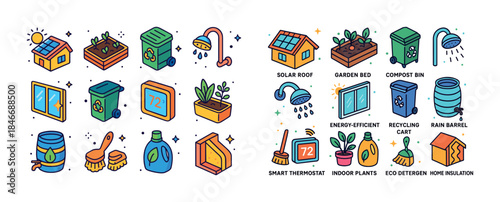 Eco-friendly home solutions: solar, composting, indoor plants, i