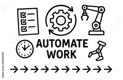 Automation process: streamlining workflow with robotic efficiency