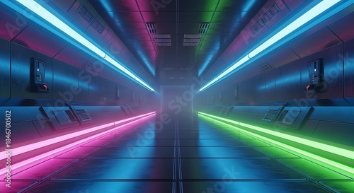 light trails on the road