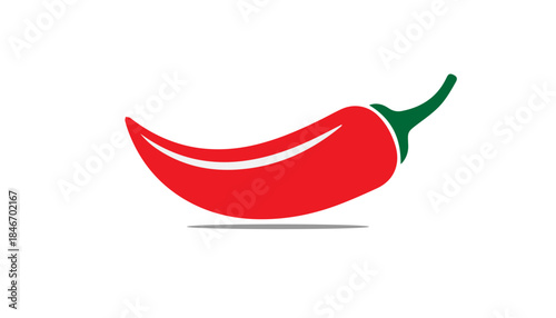
hot red chili peppers on a white background,