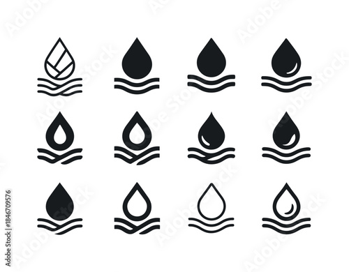 Smart Textiles Icon Set. Smart textiles for athletes. Icon set.