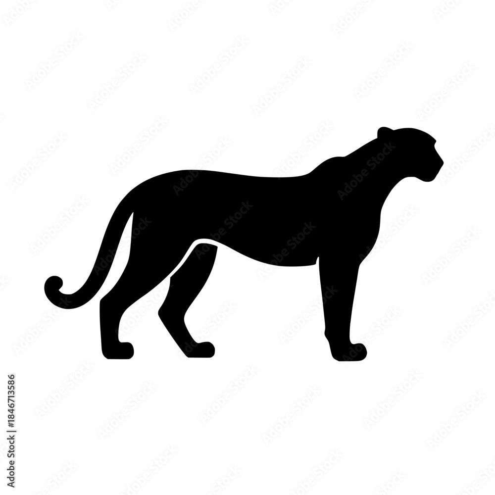 Fototapeta premium cheetah vector illustration