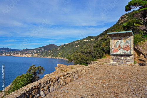 Punta Chiappa Camogli Liguria Italy