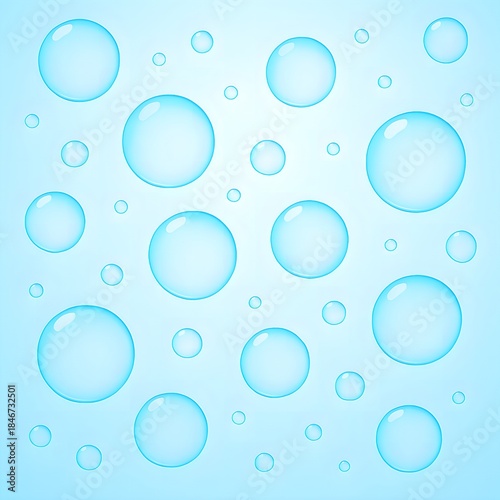 blue water drops background