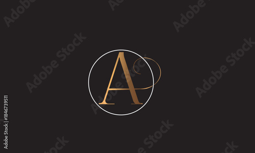 AA, A , AA Abstract Letters Logo Monogram