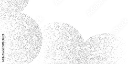 abstract grunge wavy sand grain background. Stippling curved gradient wave texture. Black dots, speckles, particles or granules. eps10