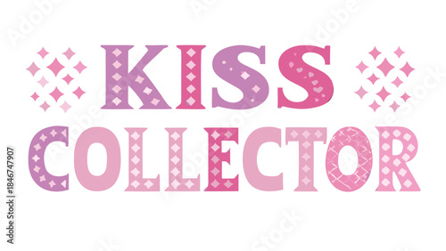 Colorful bold typography with gradient sparkles text graphic design element