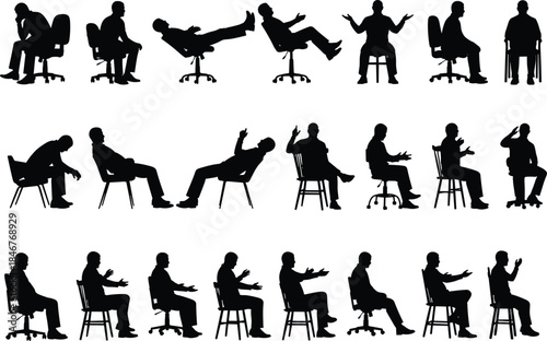 Vector silhouettes of happy children jumping, playing, and cheering with hands raised, depicting fun, freedom, and an active, carefree childhood, isolated on white background for design.