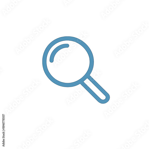 Magnifying glass icon for search and investigation purposes