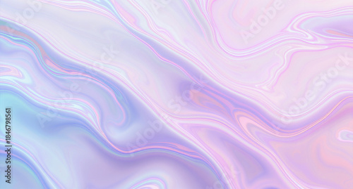 Abstract Pastel Marble Fluid Texture With Soft Pink Blue And Lavender Waves Creating Dreamy Luxury Background For Modern Design