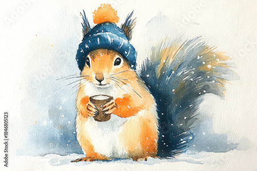Watercolor illustration of ...