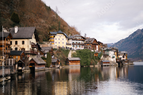 europian village hallstatt in austria 