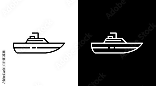 Warship Icon For Design Elements