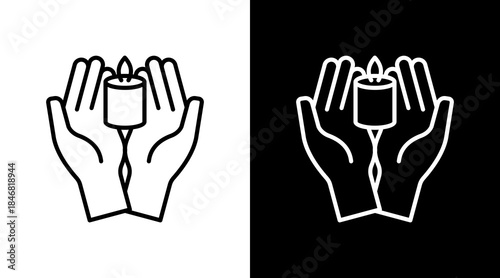 Solidarity Light Icon For Design Elements