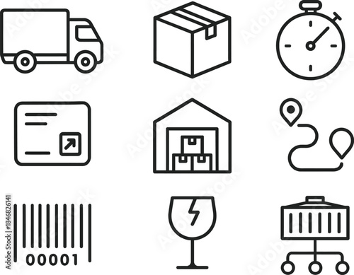 Logistics & Delivery Icons