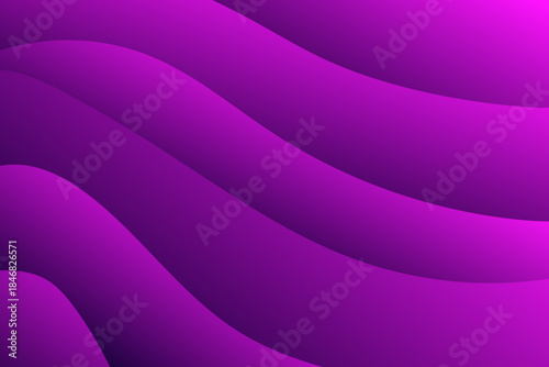 Dark Magenta and Violet Flowing Curves Wallpaper