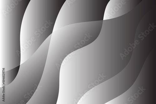 Bright blue abstract waves background Pro