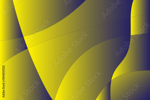Trendy shapes wave element background
