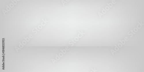 Empty white gray color texture pattern cement wall studio background. Used for presenting cosmetic nature products for sale online.