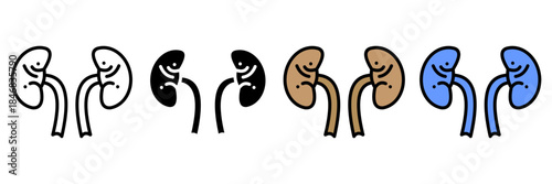 medical and health care Icon Set Multiple Style Collection. Stethoscope, Heartbeat, Pill, Ambulance, Syringe, Thermometer, Bandage, Microscope, DNA, Hospital Bed, Doctor Hat, Nurse, Dental Mirror, Bra