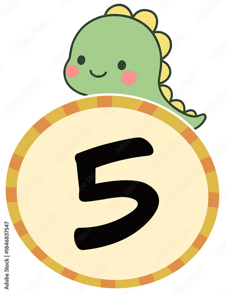 Fototapeta premium Number