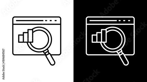 Chart Explorer Icon For Design Elements