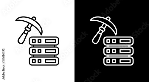 Data Miner Icon For Design Elements