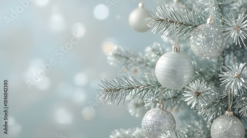 Christmas tree pastel tones 