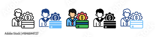 Credit Management multiple icon