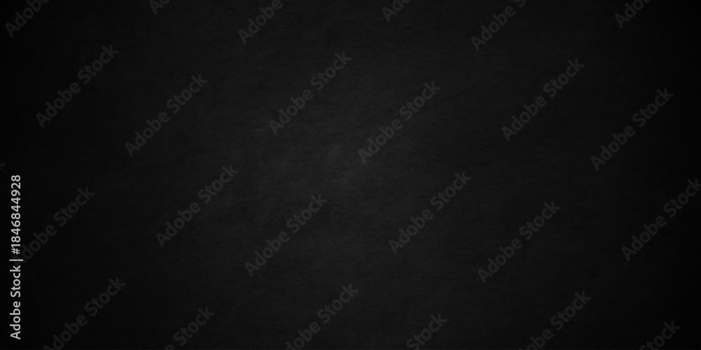 Fototapeta premium Grunge dark chalkboard and black board. Wall black paper cement distressed. abstract dark black wall texture. concrete rough dark floor old grunge backdrop. interior vintage smooth closeup background.