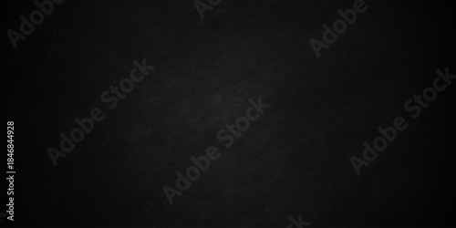 Grunge dark chalkboard and black board. Wall black paper cement distressed. abstract dark black wall texture. concrete rough dark floor old grunge backdrop. interior vintage smooth closeup background.