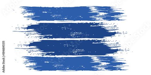 Abstract Blue and White Grunge Background with Halftone Style. Brush Stroke Illustration for Banner, Poster or Sports.