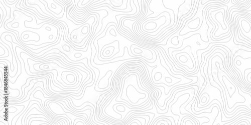 Abstract minimal pattern discovery vector topo map creative. White wave grid stripe line map topography. vector geographic contour mounted map background.