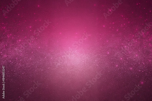 Vibrant pink glitter background with sparkling light beam effect