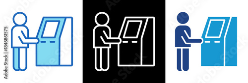 Self-Service Terminal triplestyle icon