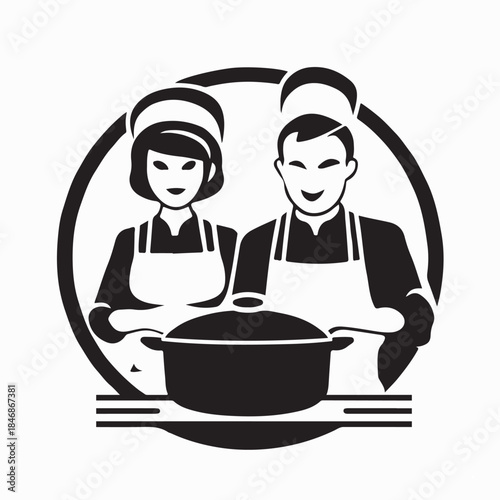 Cooking Competition Vector Art, Icons, and Graphics on white background