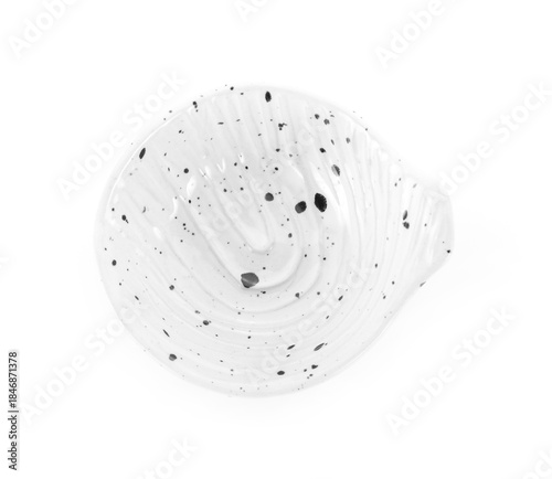 empty bowl isolated on white background.