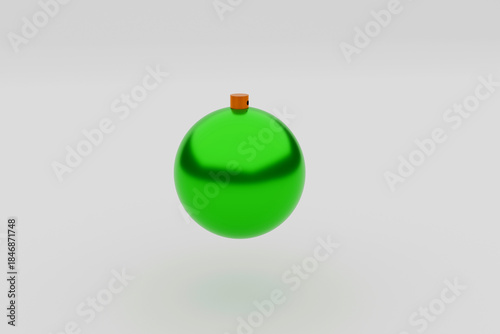 green christmas ball