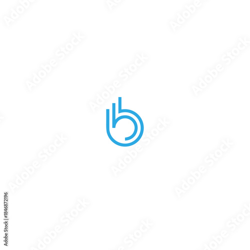 Letter B logo Icon flat vector design