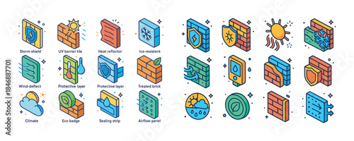 Weather-resistant building materials: icons of protection and ef