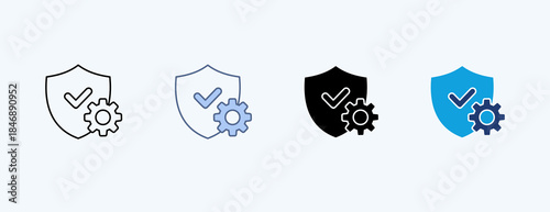 Reliability Multiple Icon Illustration Vector