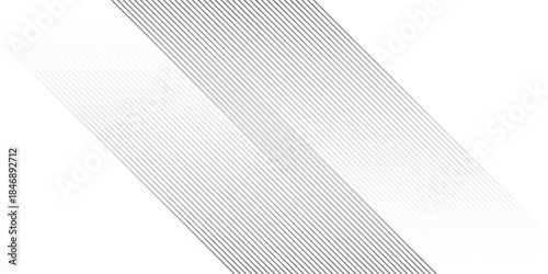 Slant line halftone gradation texture. Fading diagonal stripe gradient background. Black oblique pattern backdrop. Vanishing thin parallel line wallpaper for overlay eps10