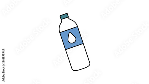 Refreshing water bottle for hydration