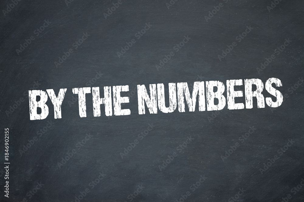 Fototapeta premium By the Numbers
