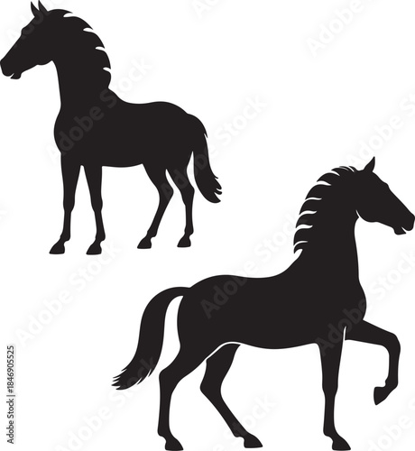 silhouette of a horse ,horse silhouette vector ,horse, animal, silhouette, farm, illustration, running, stallion, horses, art, sport, tail, race, outline, equine, nature, vector, black, animals, mamma