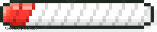 Pixel art health bar showing player progress