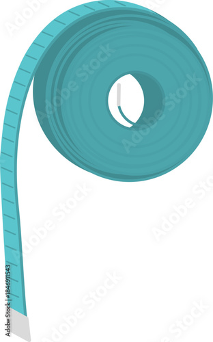 Measuring tape rolling for tailoring and dressmaking